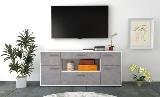 Sideboard Fabiola, Beton Studio (180x79x35cm) - Dekati GmbH