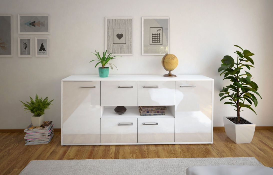 Sideboard Farina, Weiß Studio (180x79x35cm) - Dekati GmbH