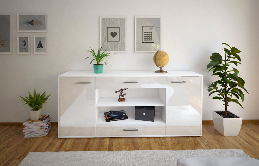 Sideboard Feli, Weiß Studio (180x79x35cm) - Dekati GmbH