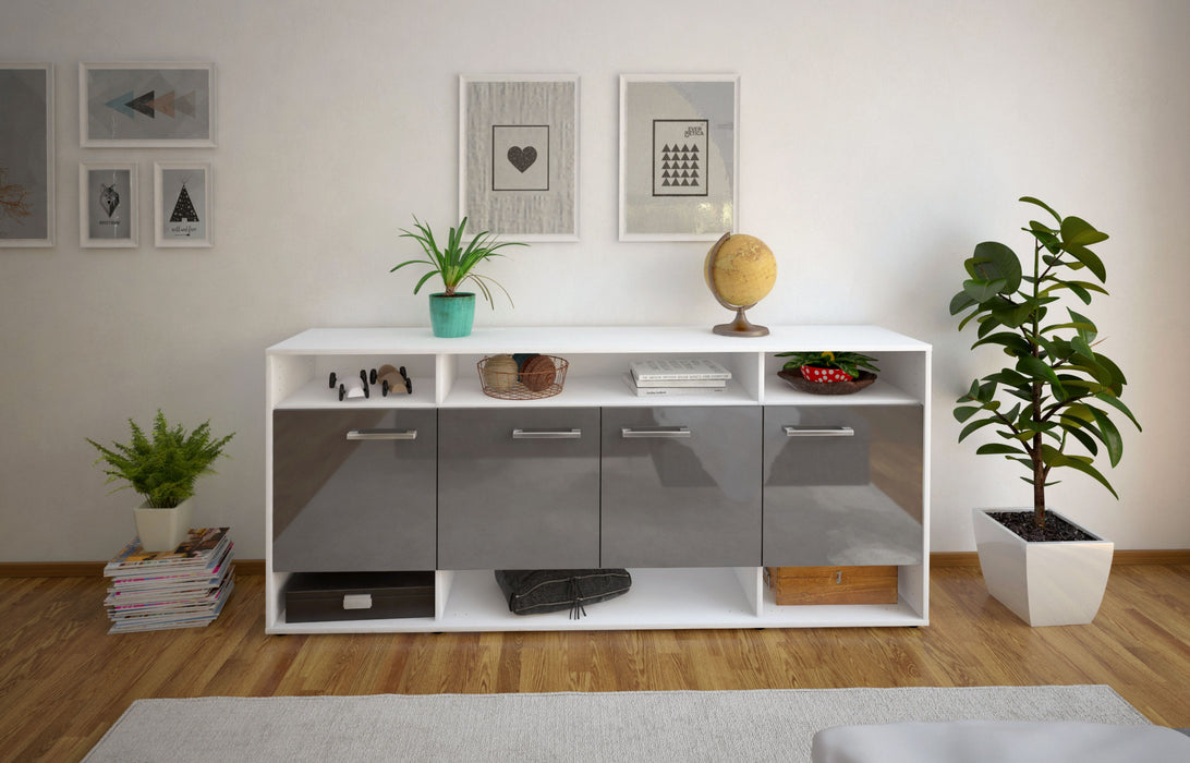 Sideboard Felia, Grau Studio (180x79x35cm) - Dekati GmbH