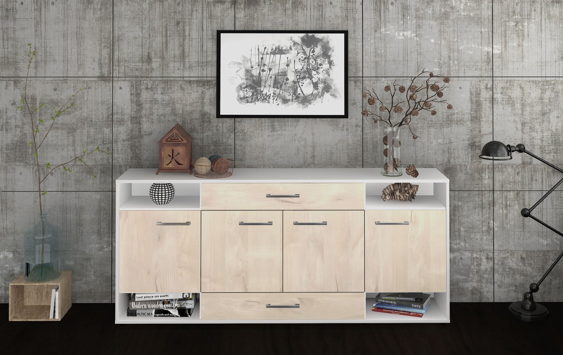 Sideboard Felicia, Zeder Studio (180x79x35cm) - Dekati GmbH