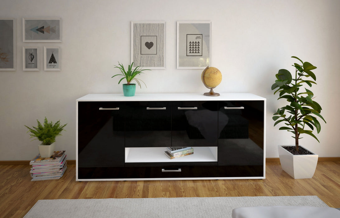 Sideboard Felicitas, Schwarz Studio (180x79x35cm) - Dekati GmbH