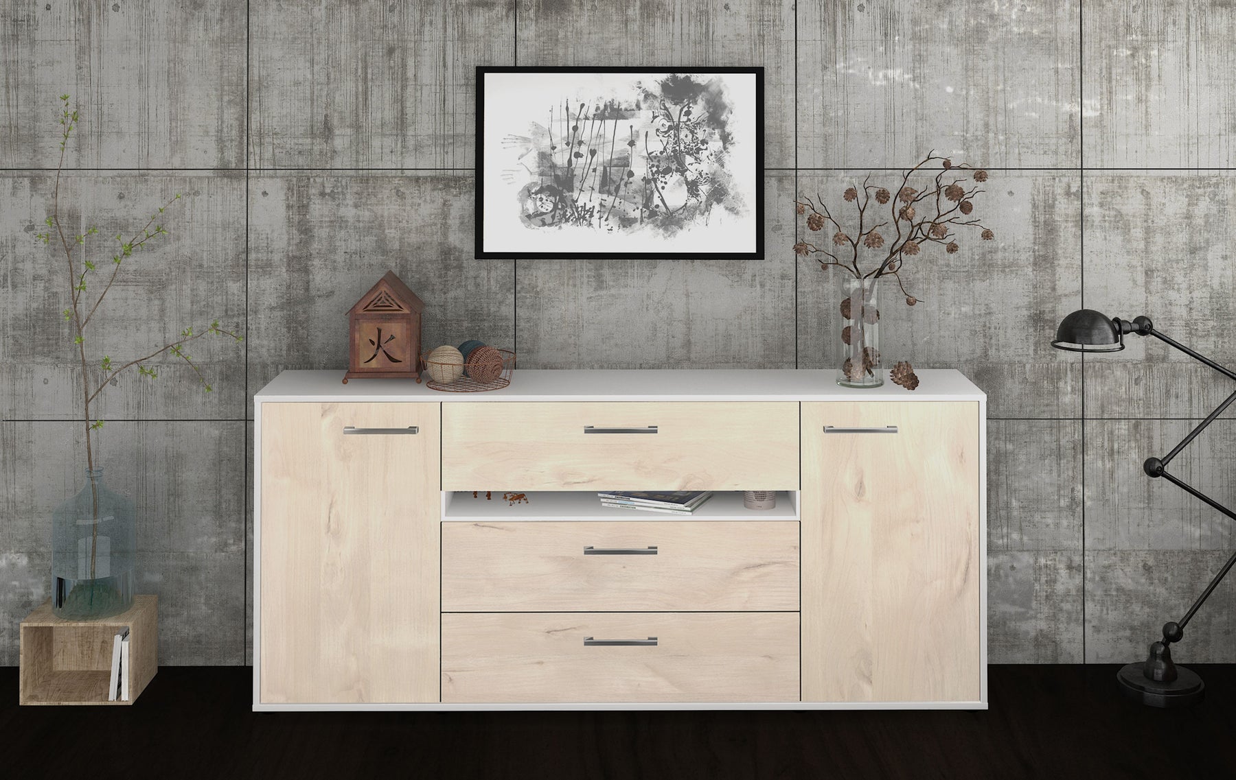 Sideboard Fernanda, Zeder Studio (180x79x35cm) - Dekati GmbH