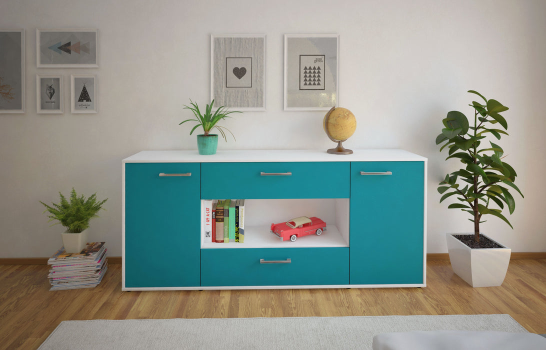 Sideboard Filomena, Tuerkis Studio (180x79x35cm) - Dekati GmbH