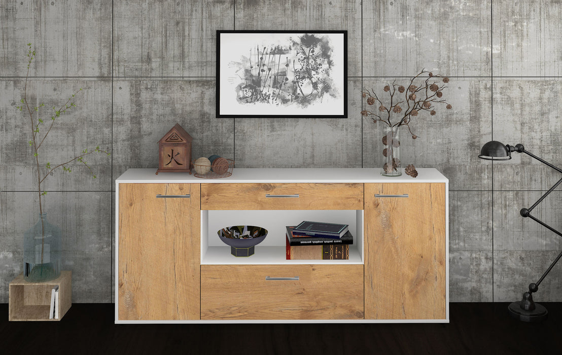 Sideboard Fiora, Eiche Studio (180x79x35cm) - Dekati GmbH