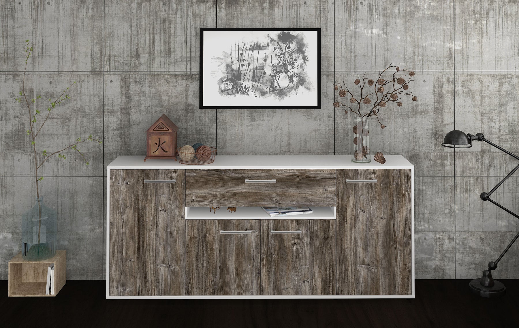 Sideboard Flavia, Treibholz Studio (180x79x35cm) - Dekati GmbH