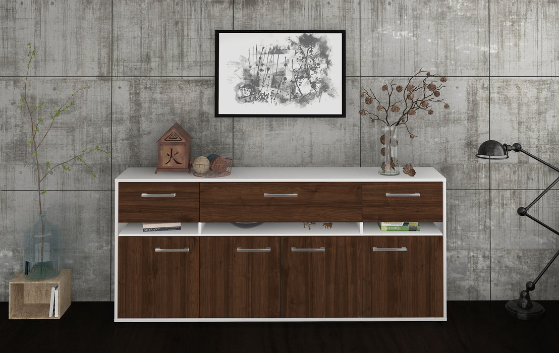 Sideboard Flora, Walnuss Studio (180x79x35cm) - Dekati GmbH