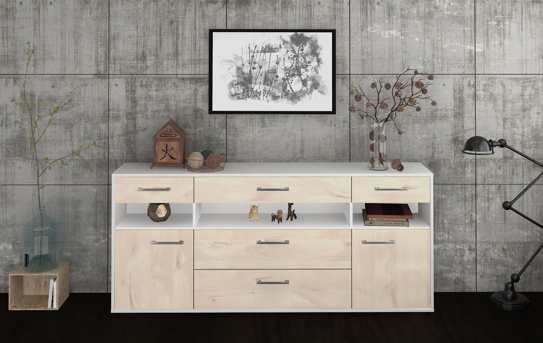 Sideboard Floria, Zeder Studio (180x79x35cm) - Dekati GmbH