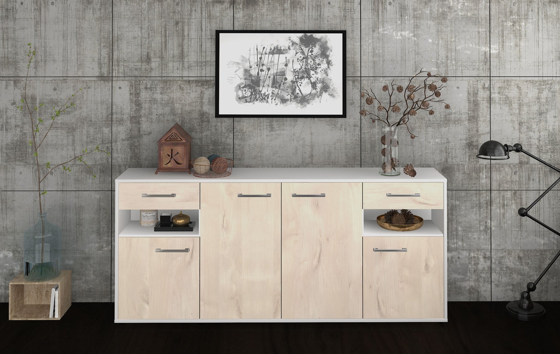 Sideboard Franca, Zeder Studio (180x79x35cm) - Dekati GmbH