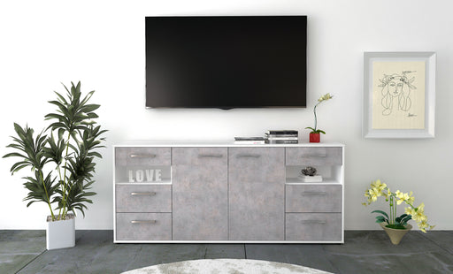 Sideboard Francesca, Beton Studio (180x79x35cm) - Dekati GmbH