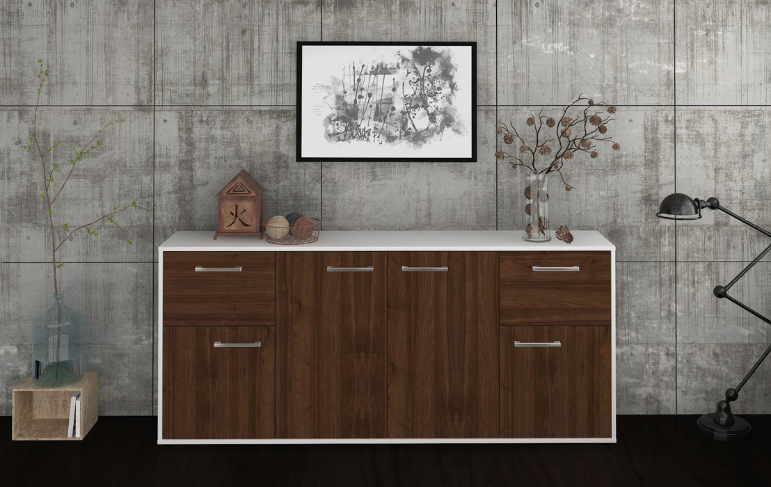 Sideboard Gemma, Walnuss Studio (180x79x35cm) - Dekati GmbH