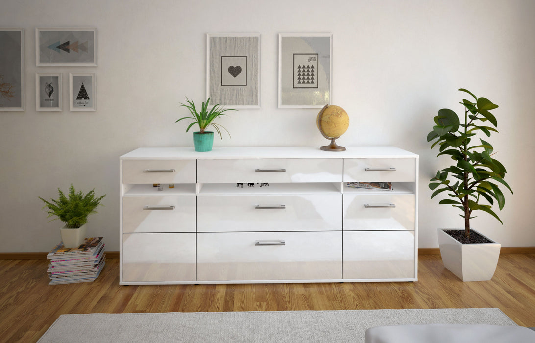 Sideboard Giada, Weiß Studio (180x79x35cm) - Dekati GmbH