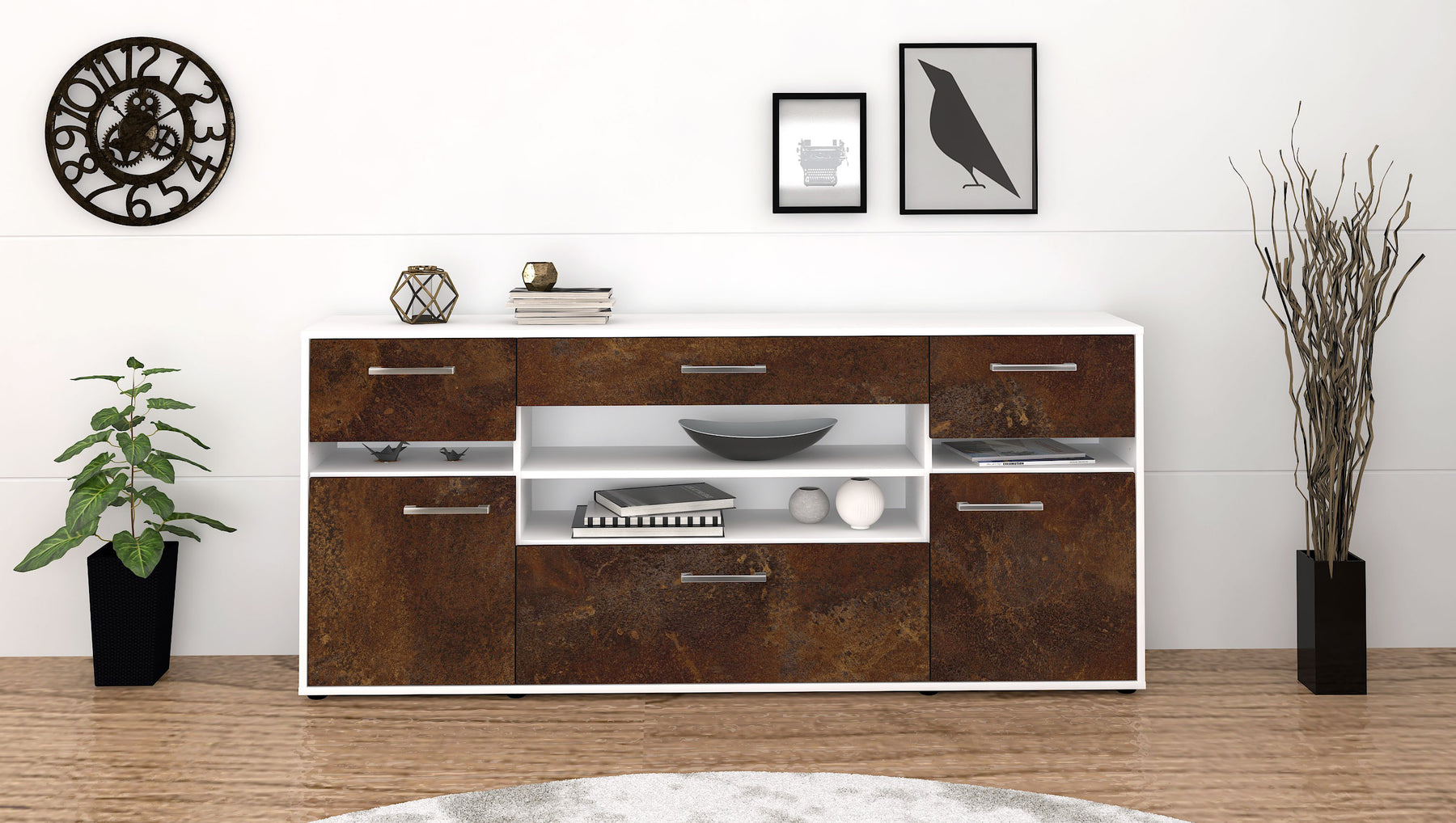 Sideboard Gina, Rost Studio (180x79x35cm) - Dekati GmbH