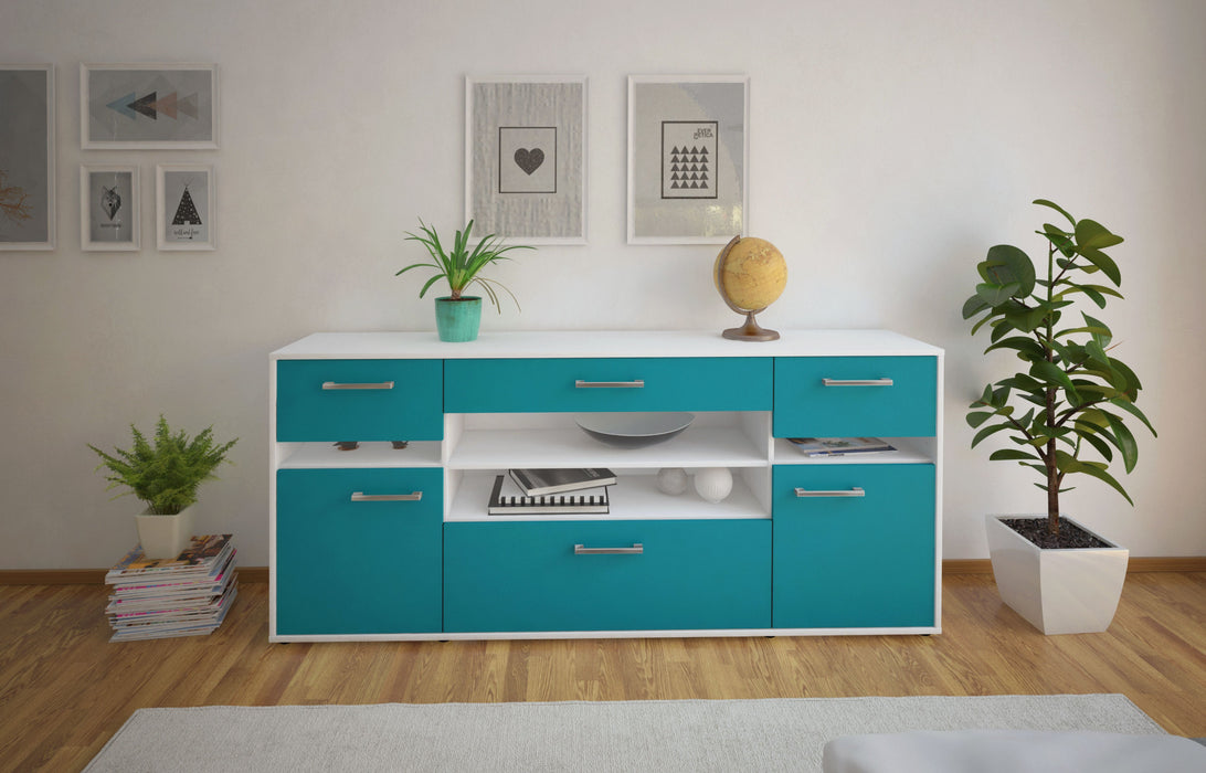 Sideboard Gina, Tuerkis Studio (180x79x35cm) - Dekati GmbH