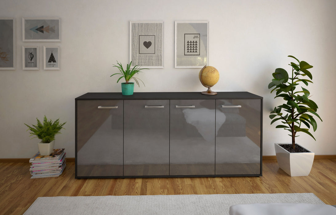 Sideboard Elana, Grau Studio (180x79x35cm) - Dekati GmbH