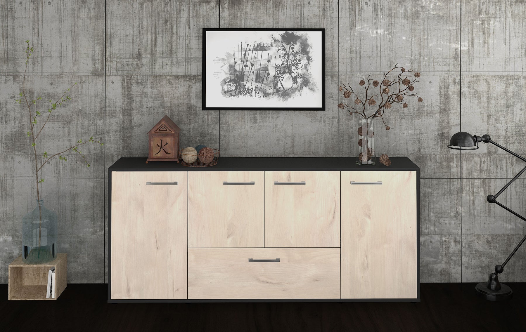 Sideboard Eli, Zeder Studio (180x79x35cm) - Dekati GmbH