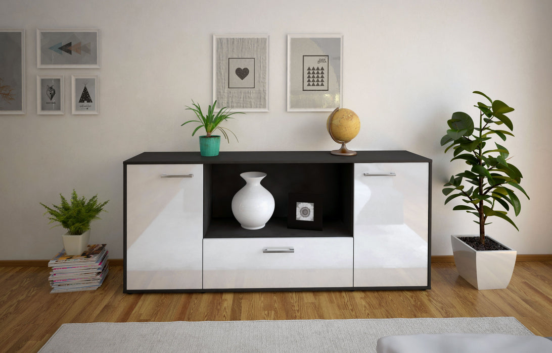 Sideboard Ella, Weiß Studio (180x79x35cm) - Dekati GmbH