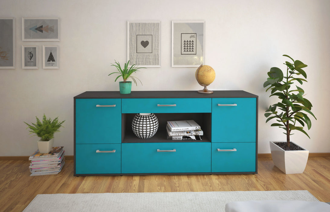 Sideboard Elodie, Tuerkis Studio (180x79x35cm) - Dekati GmbH