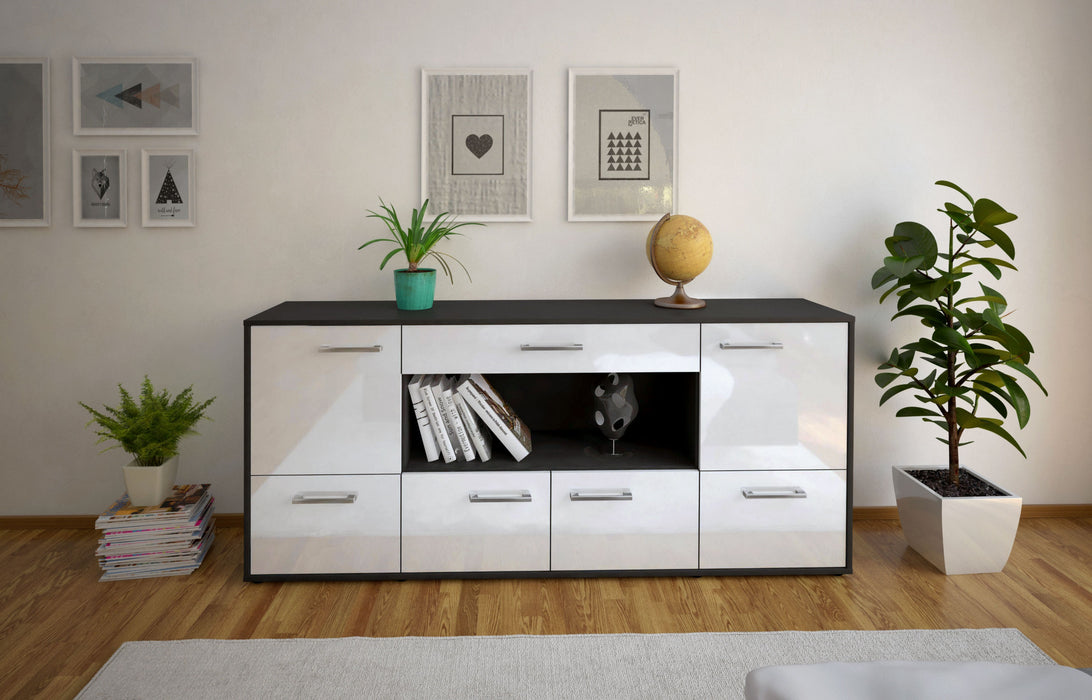 Sideboard ELSA, Weiß Studio (180x79x35cm) - Dekati GmbH