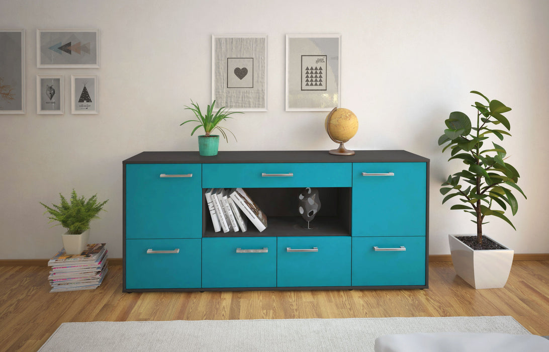 Sideboard ELSA, Tuerkis Studio (180x79x35cm) - Dekati GmbH