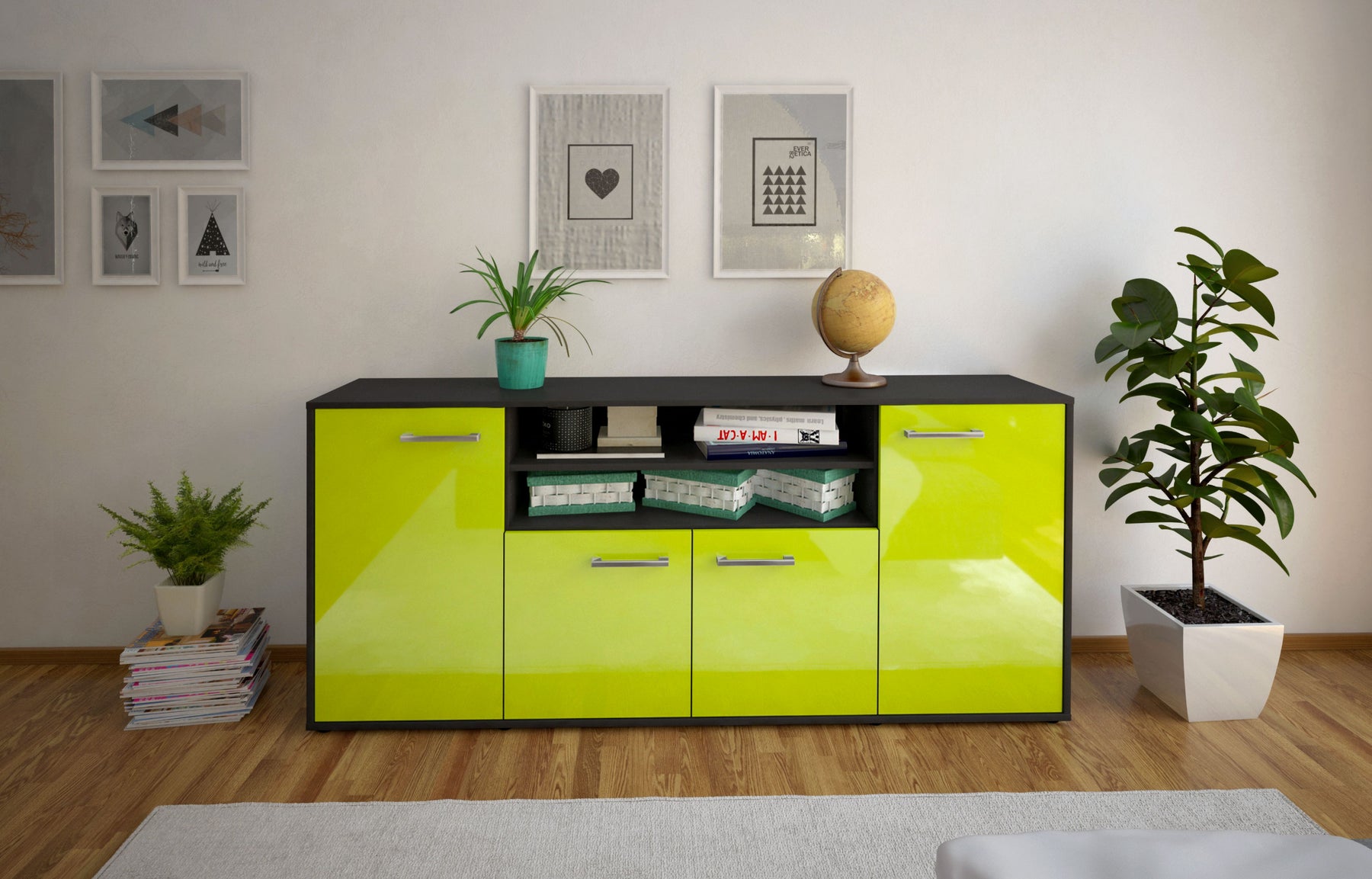 Sideboard Elsita, Gruen Studio (180x79x35cm) - Dekati GmbH