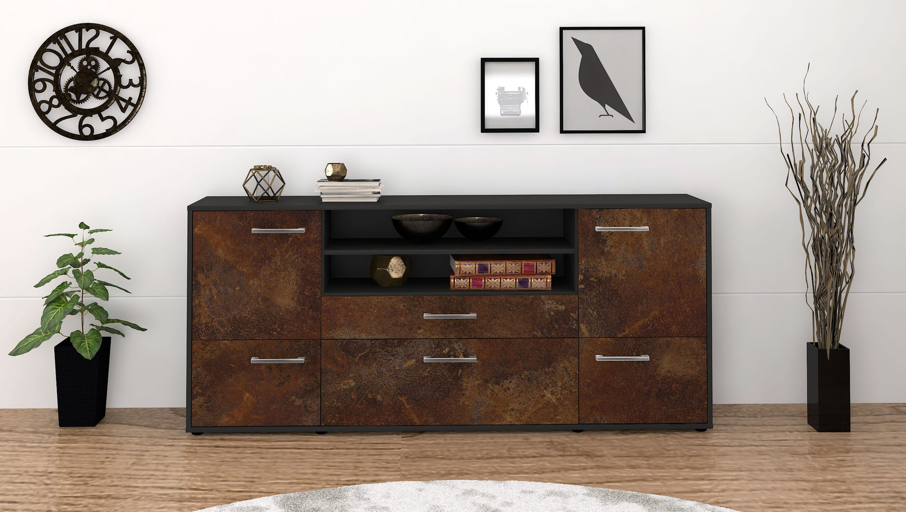 Sideboard Eluana, Rost Studio (180x79x35cm) - Dekati GmbH