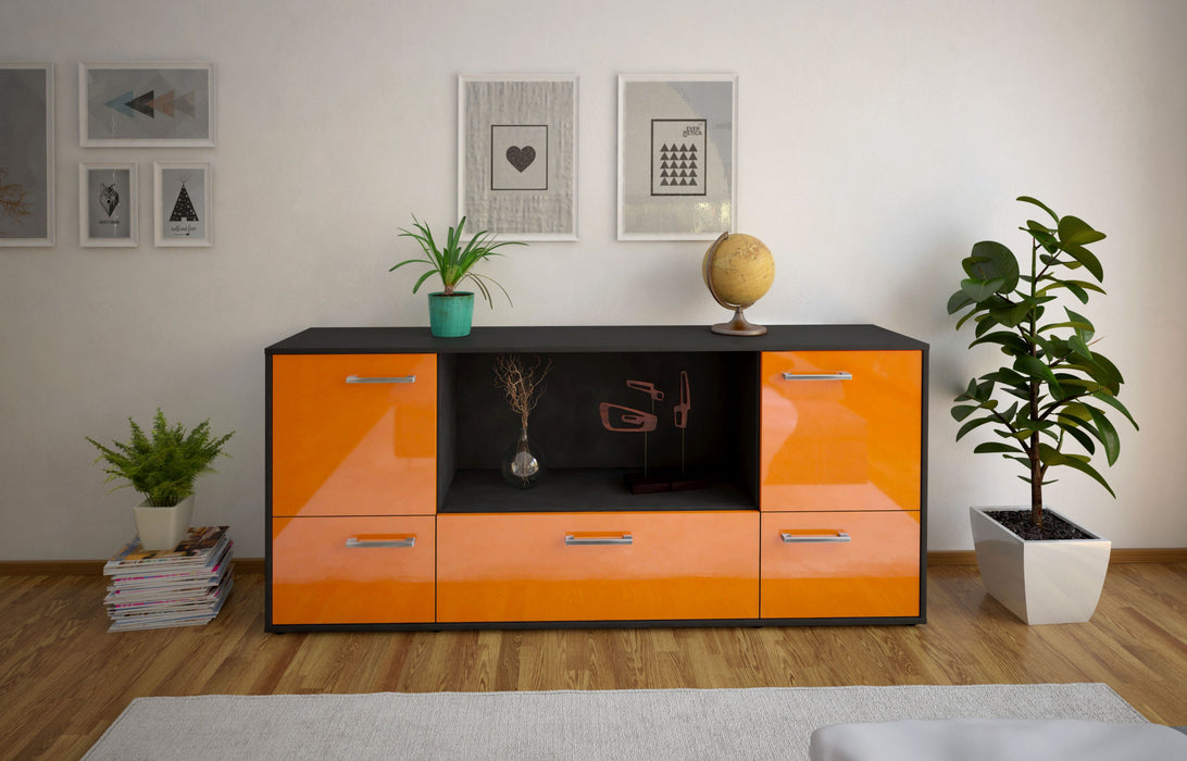 Sideboard Elvezia, Orange Studio (180x79x35cm) - Dekati GmbH