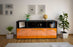 Sideboard Enrica, Orange Studio (180x79x35cm) - Dekati GmbH