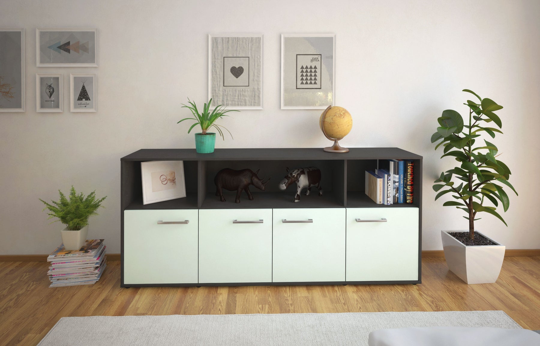 Sideboard Enrica, Mint Studio (180x79x35cm) - Dekati GmbH