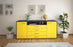 Sideboard Enzo, Gelb Studio (180x79x35cm) - Dekati GmbH