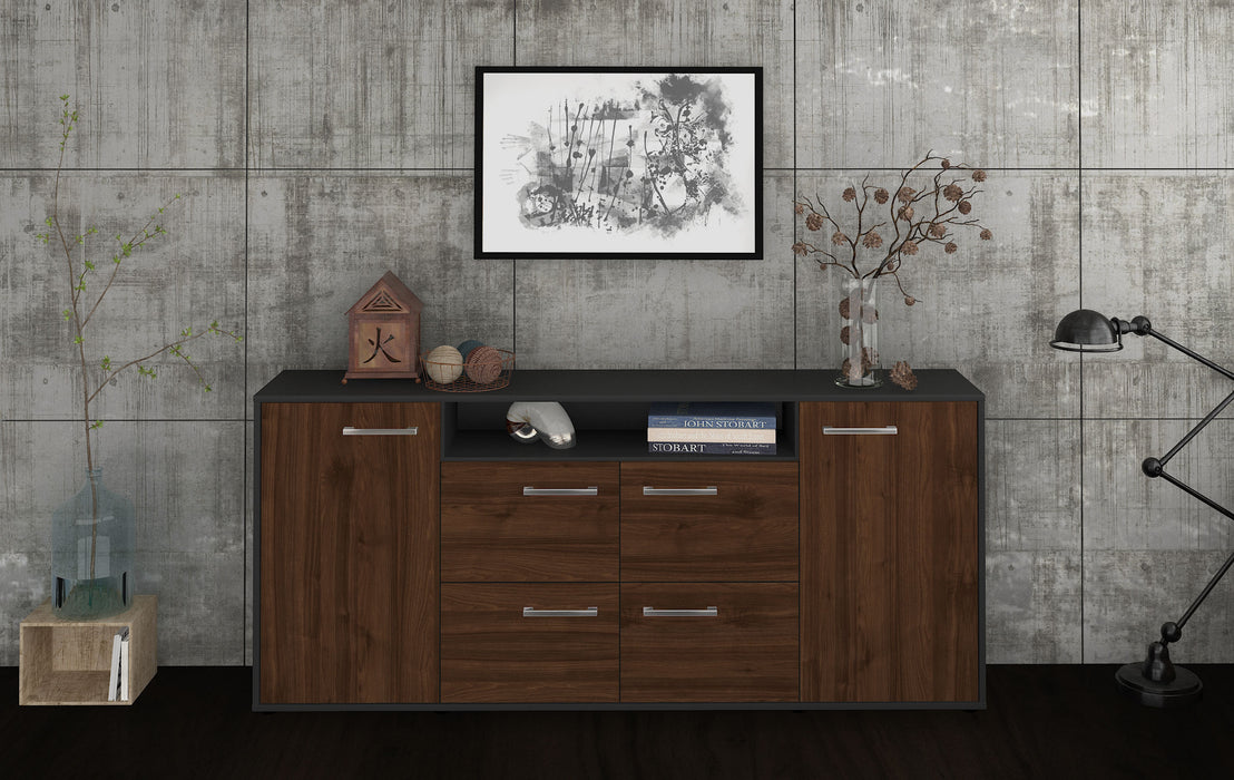 Sideboard Ephenia, Walnuss Studio (180x79x35cm) - Dekati GmbH