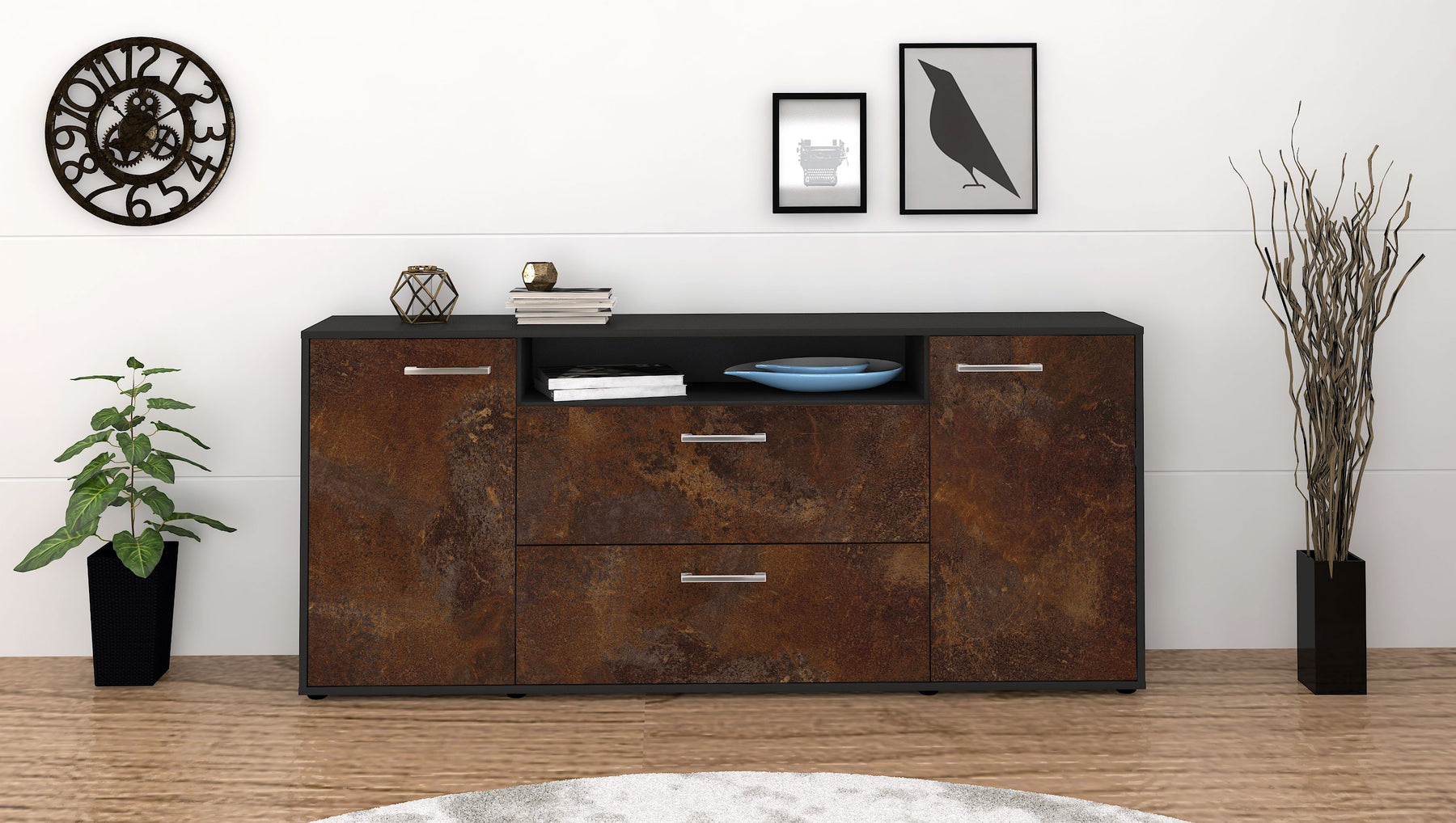 Sideboard Erina, Rost Studio (180x79x35cm) - Dekati GmbH