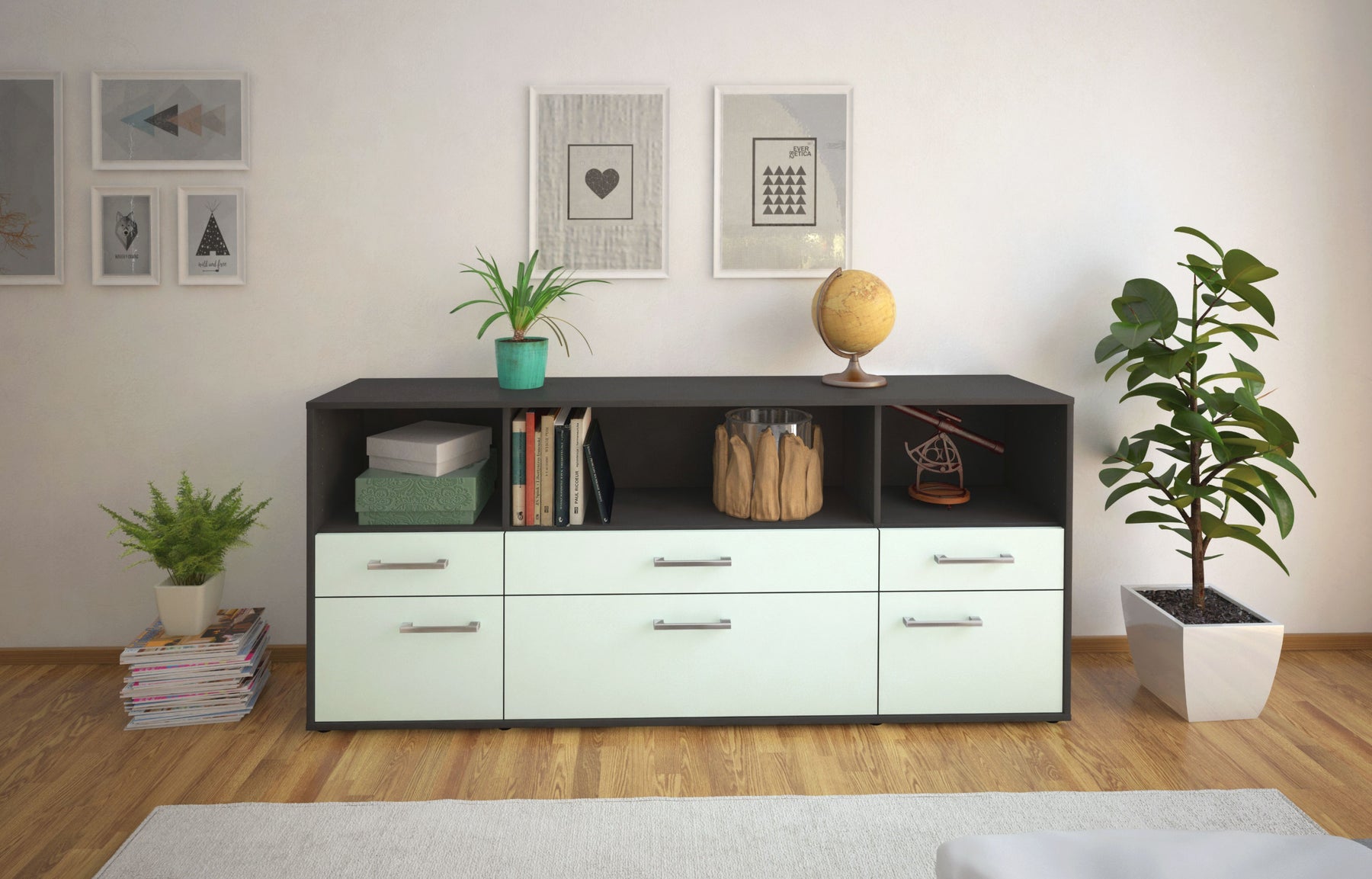 Sideboard Estella, Mint Studio (180x79x35cm) - Dekati GmbH