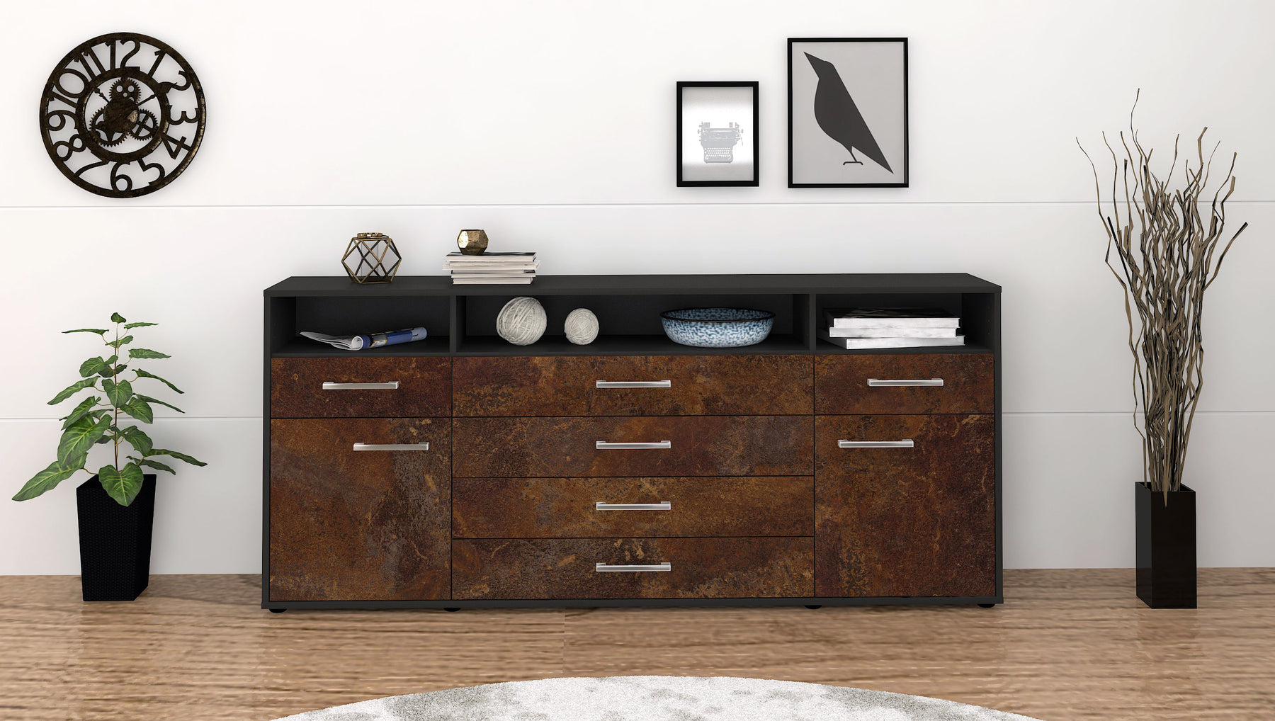 Sideboard Evelina, Rost Studio (180x79x35cm) - Dekati GmbH