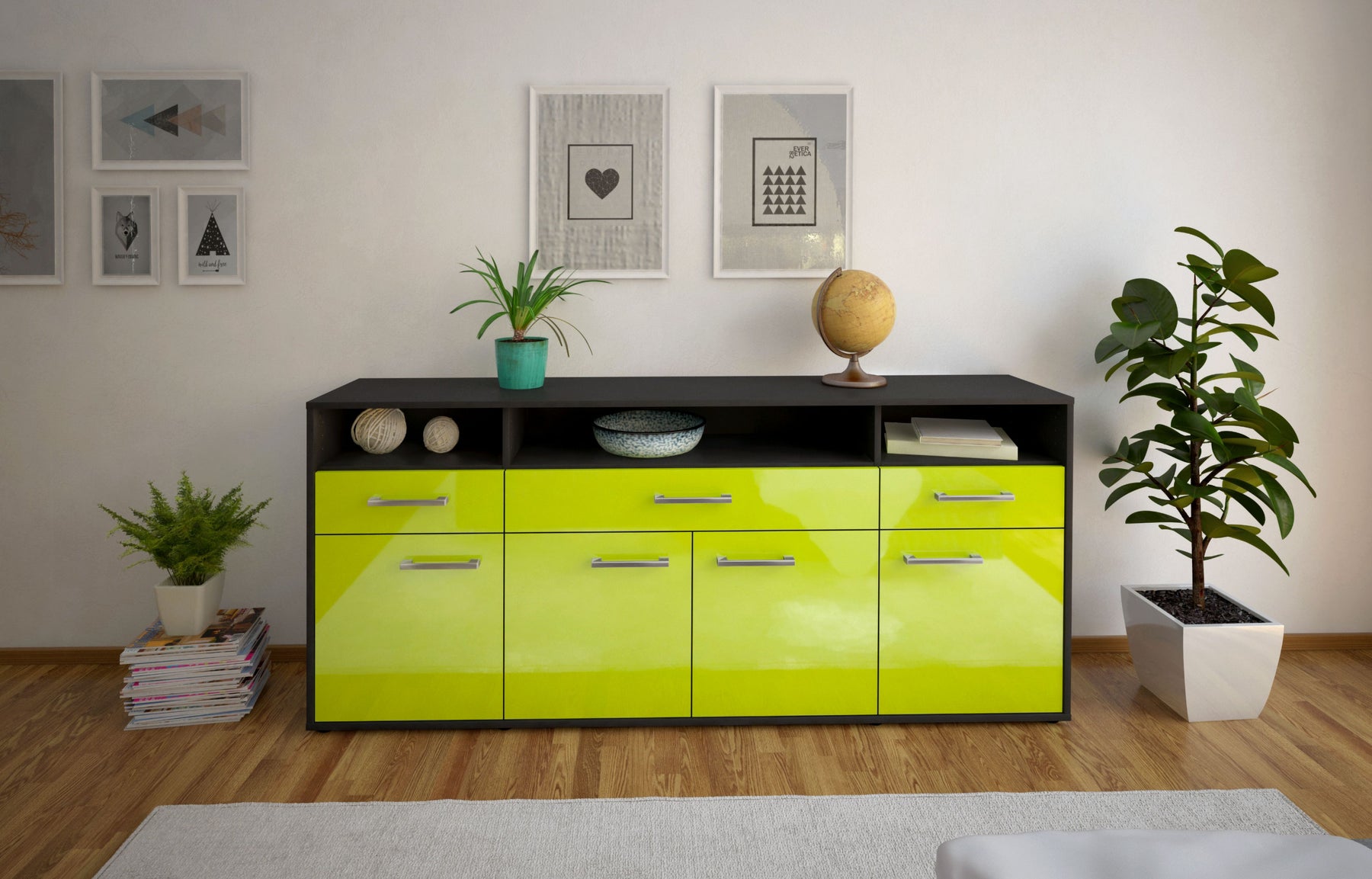 Sideboard Ezia, Gruen Studio (180x79x35cm) - Dekati GmbH