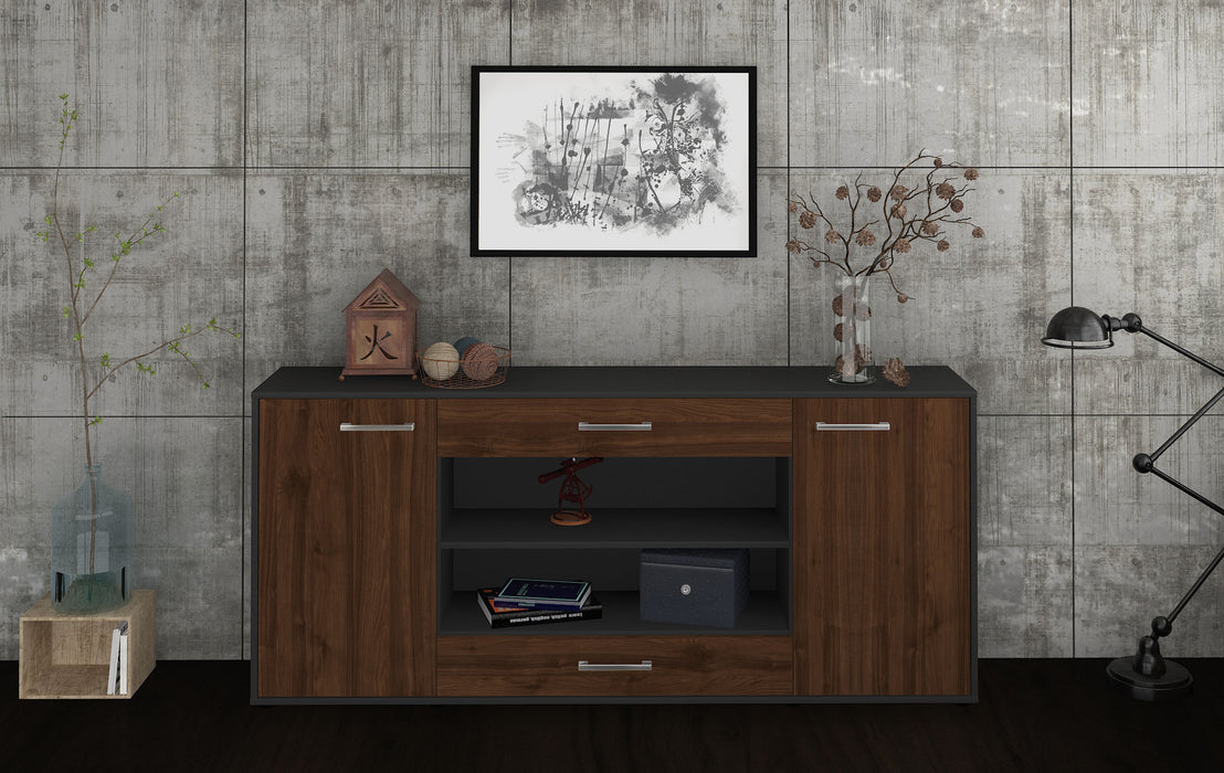 Sideboard Feli, Walnuss Studio (180x79x35cm) - Dekati GmbH