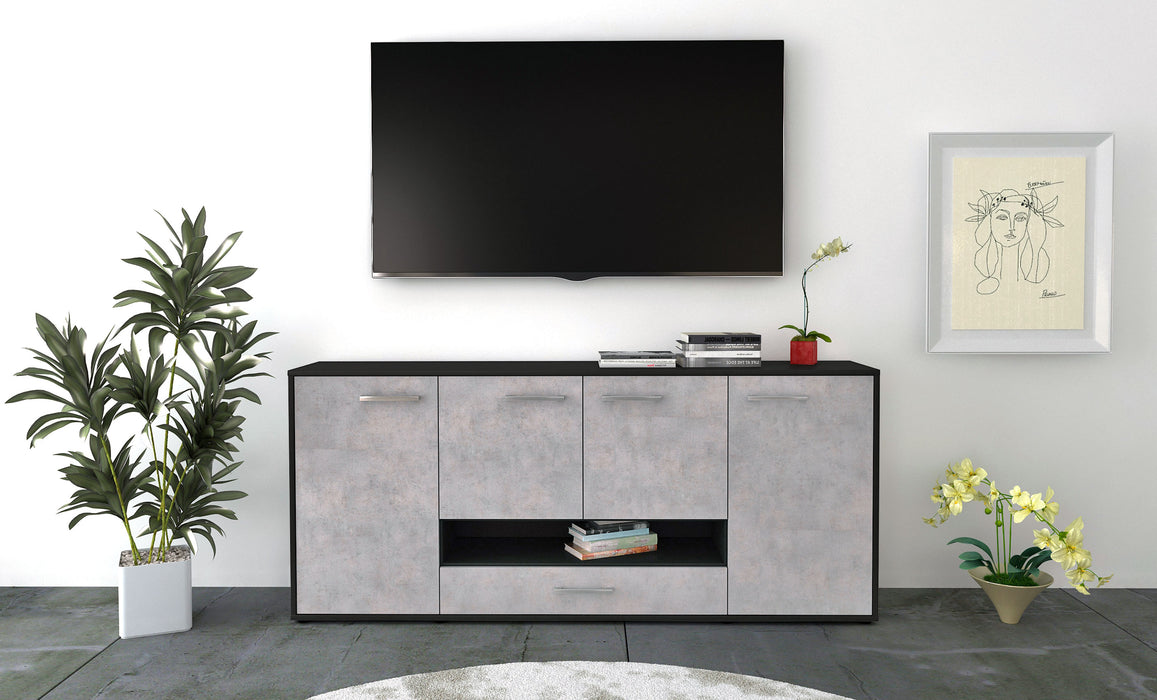 Sideboard Felicitas, Beton Studio (180x79x35cm) - Dekati GmbH