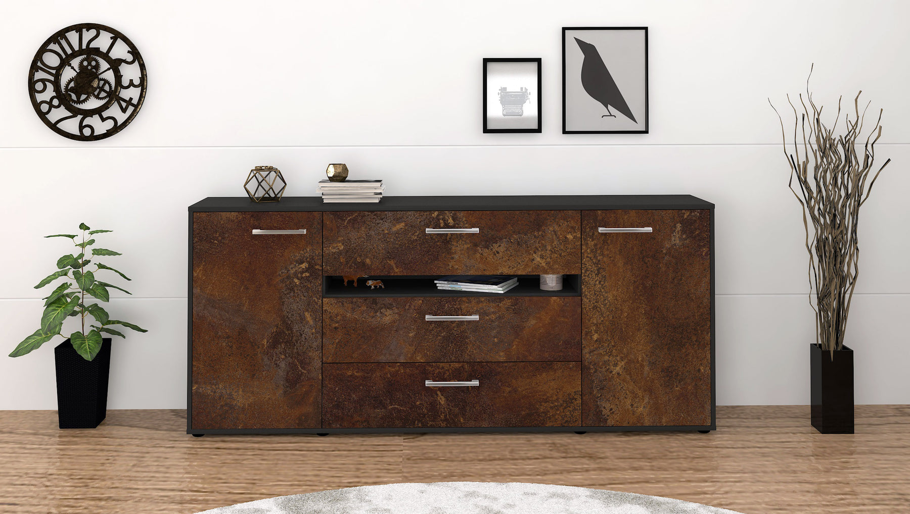 Sideboard Fernanda, Rost Studio (180x79x35cm) - Dekati GmbH