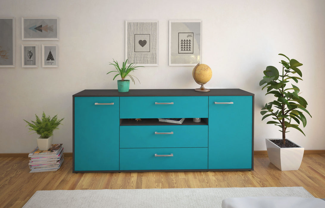 Sideboard Fernanda, Tuerkis Studio (180x79x35cm) - Dekati GmbH