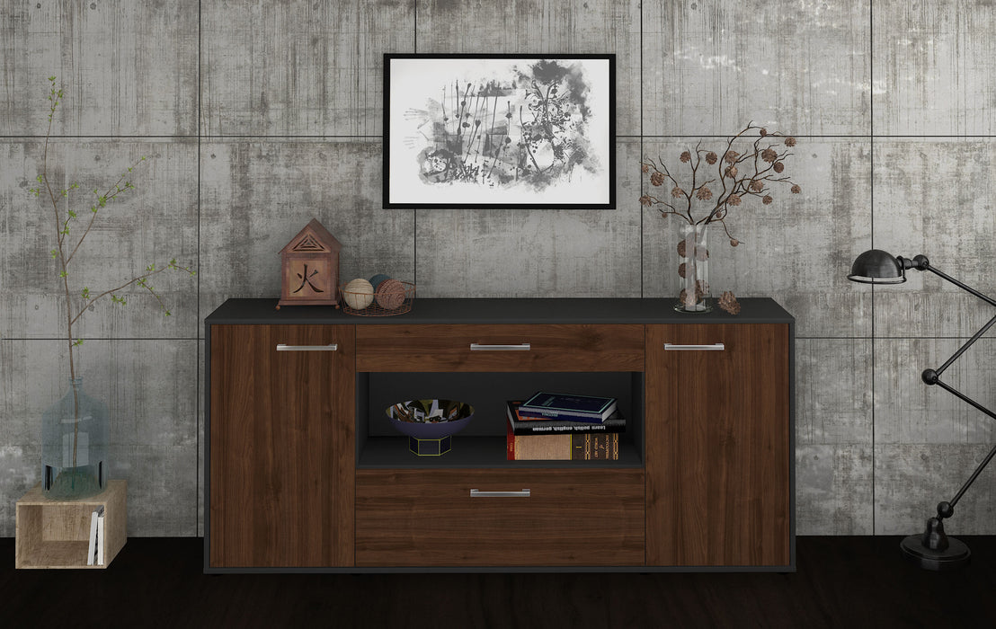 Sideboard Fiora, Walnuss Studio (180x79x35cm) - Dekati GmbH