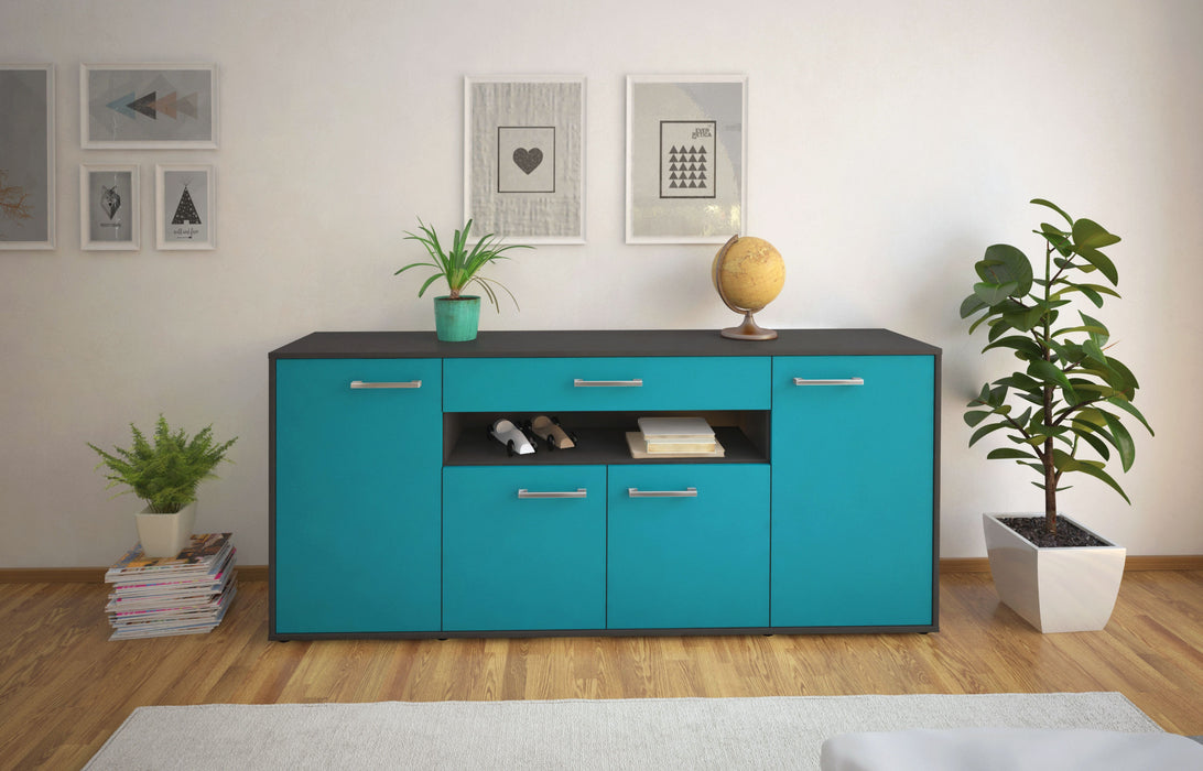 Sideboard Fiorella, Tuerkis Studio (180x79x35cm) - Dekati GmbH