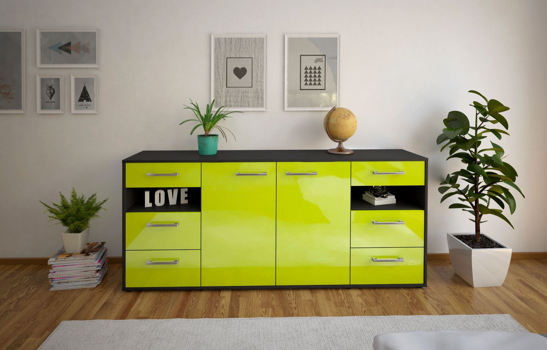 Sideboard Francesca, Gruen Studio (180x79x35cm) - Dekati GmbH