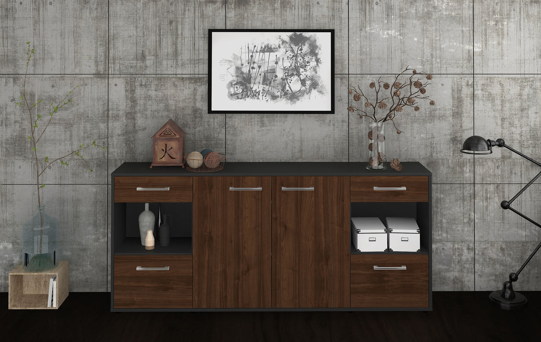 Sideboard Gabriella, Walnuss Studio (180x79x35cm) - Dekati GmbH