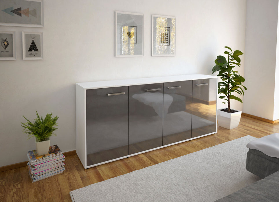 Sideboard Elana, Grau Front (180x79x35cm) - Dekati GmbH