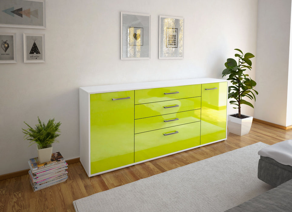 Sideboard Eleni, Gruen Front (180x79x35cm) - Dekati GmbH