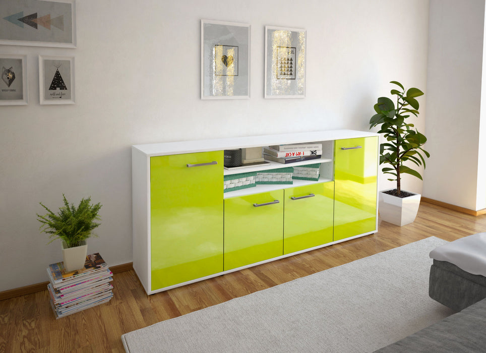 Sideboard Elsita, Gruen Front (180x79x35cm) - Dekati GmbH