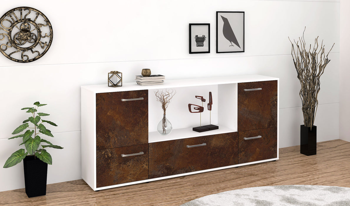 Sideboard Elvezia, Rost Front (180x79x35cm) - Dekati GmbH