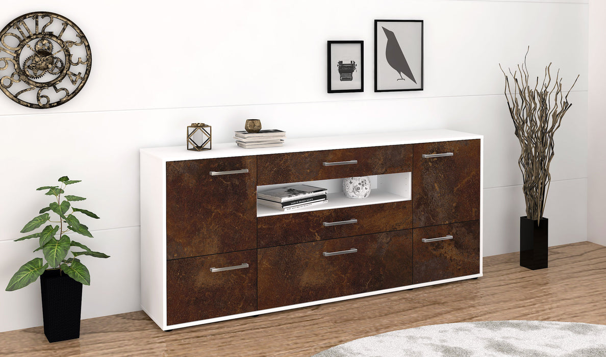 Sideboard Elvira, Rost Front (180x79x35cm) - Dekati GmbH