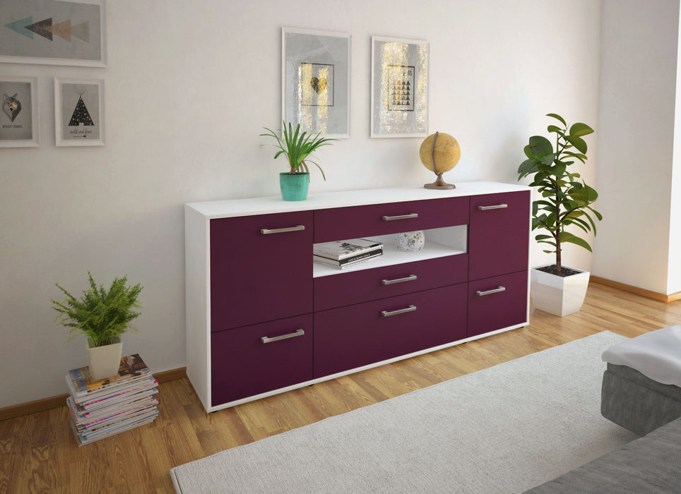 Sideboard Elvira, Lila Front (180x79x35cm) - Dekati GmbH