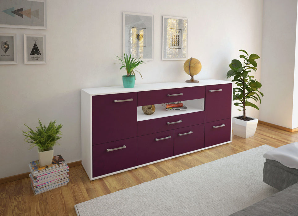 Sideboard Emely, Lila Front (180x79x35cm) - Dekati GmbH